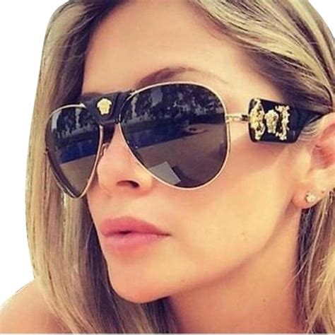 versace aviator sunglasses women new